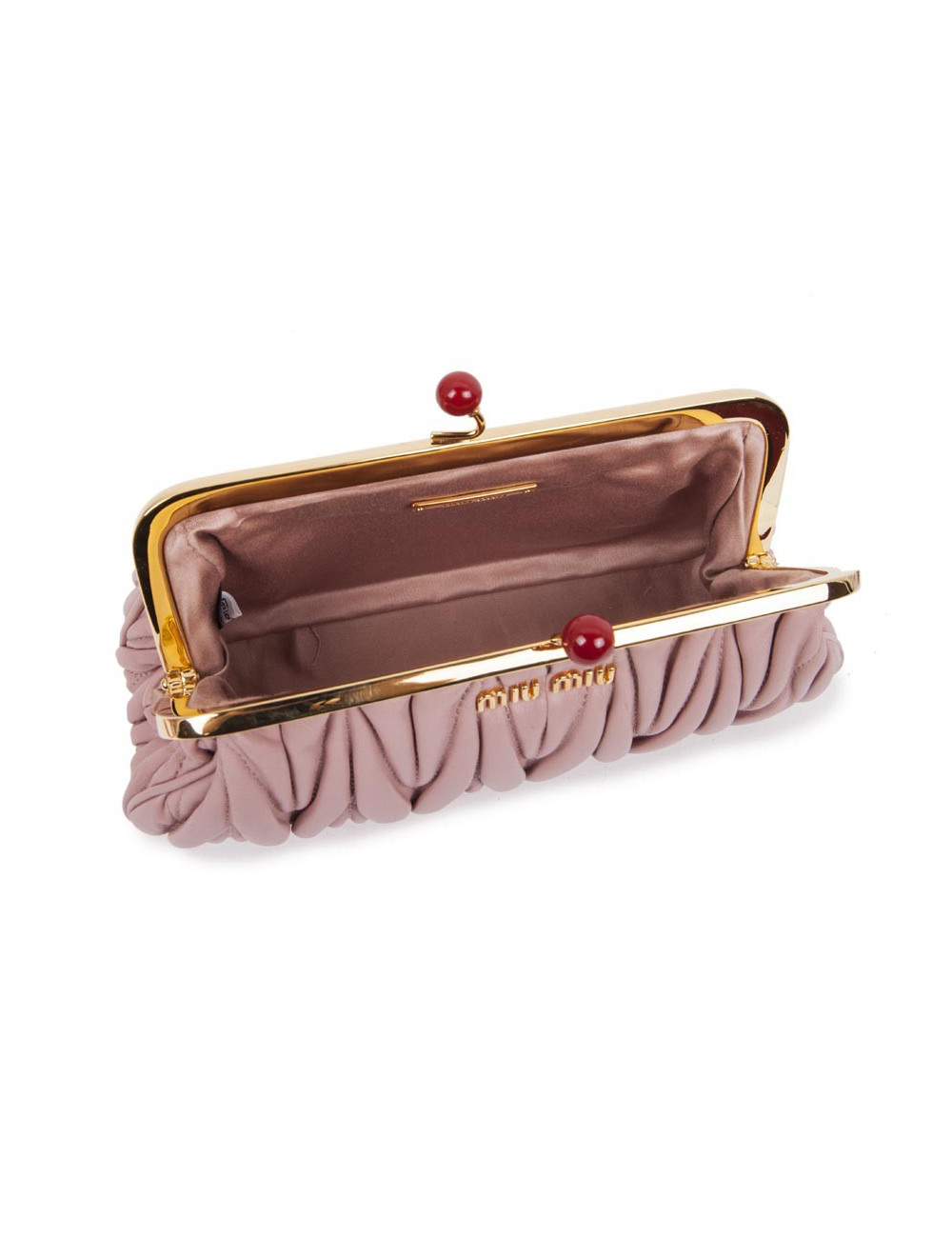 Pochette MIU MIU rose poudré
