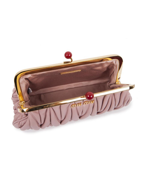 Pochette MIU MIU rose poudré