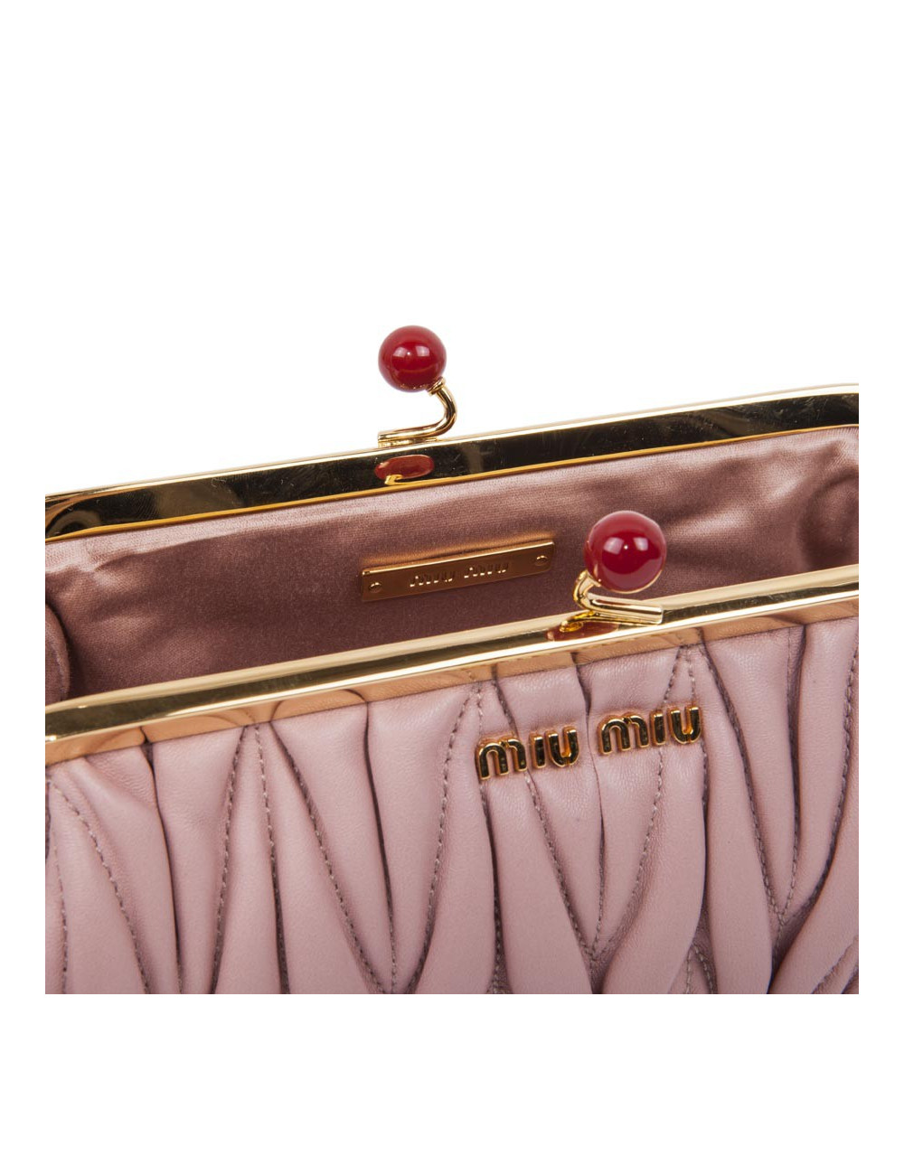 Pochette MIU MIU rose poudré