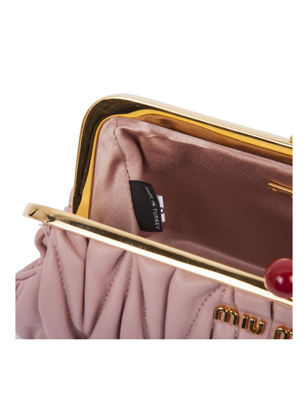 Pochette MIU MIU rose poudré