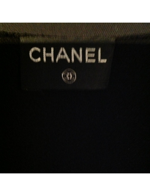 Robe + veste CHANEL twin set noir