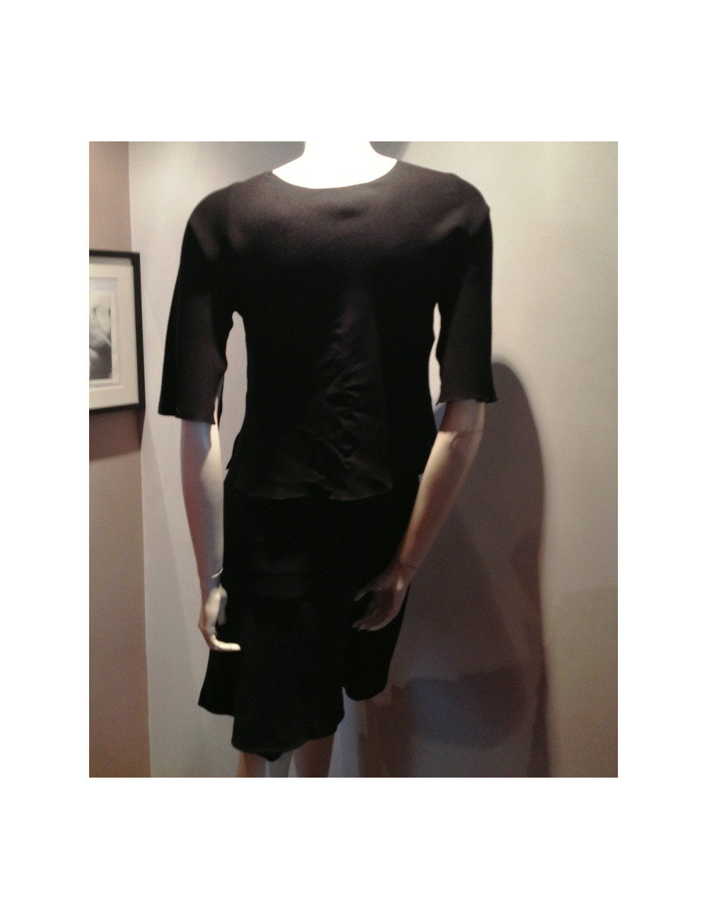 Robe + veste CHANEL twin set noir