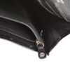 JIMMY CHOO Black patent leather clutch