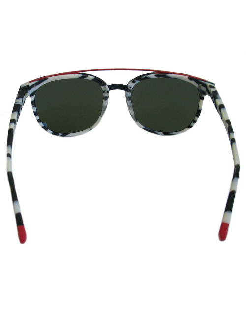 Etnia Barcelona plexi sunglasses with zebra pattern