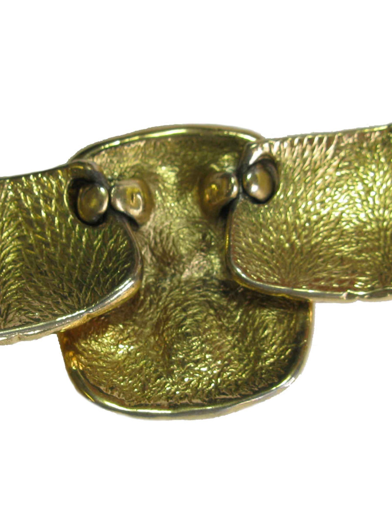 YLS YVES SAINT LAURENT choker necklace in gilded metal