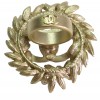 CHANEL crown ear of wheat ring in gilded metal size 53FR