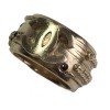 CHANEL ring in gilded metal with brilliants Size 54 FR