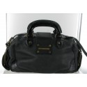 BARBARA BUI bag in leather and leather varnish black