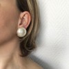 Boucles d'oreille clips perles nacrées