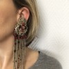 CHANEL "Paris-Bombay" clip-on earring