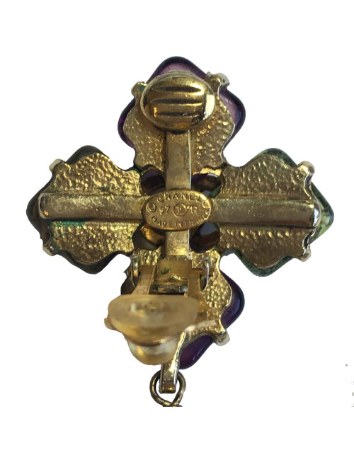 Boucles d'oreille clips CHANEL Vintage