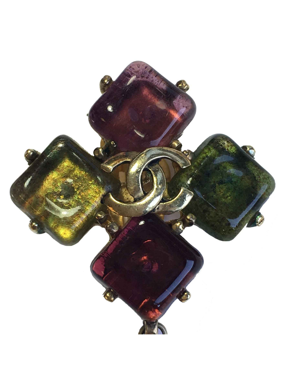 Boucles d'oreille clips CHANEL Vintage