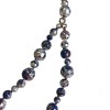 Sautoir CHANEL Airlines collection en perles nacrées, bleu blanc rouge