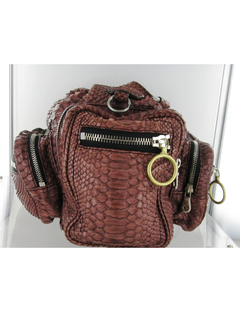Sac CHLOE en python rose