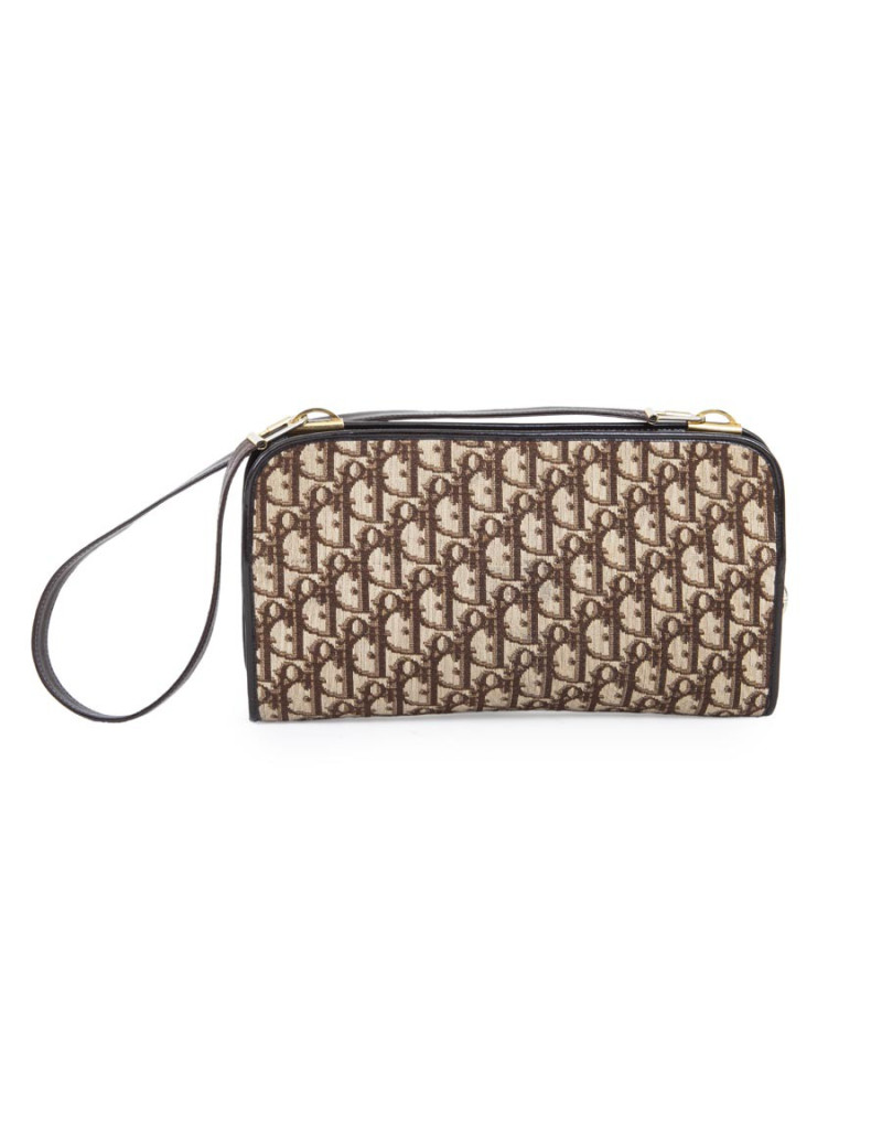 Sac  CHRISTIAN DIOR toile monogram Vintage