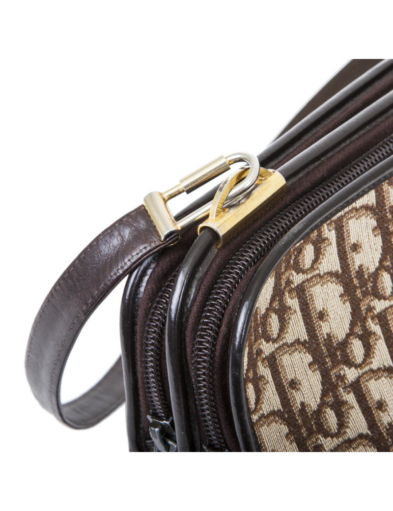 Sac  CHRISTIAN DIOR toile monogram Vintage