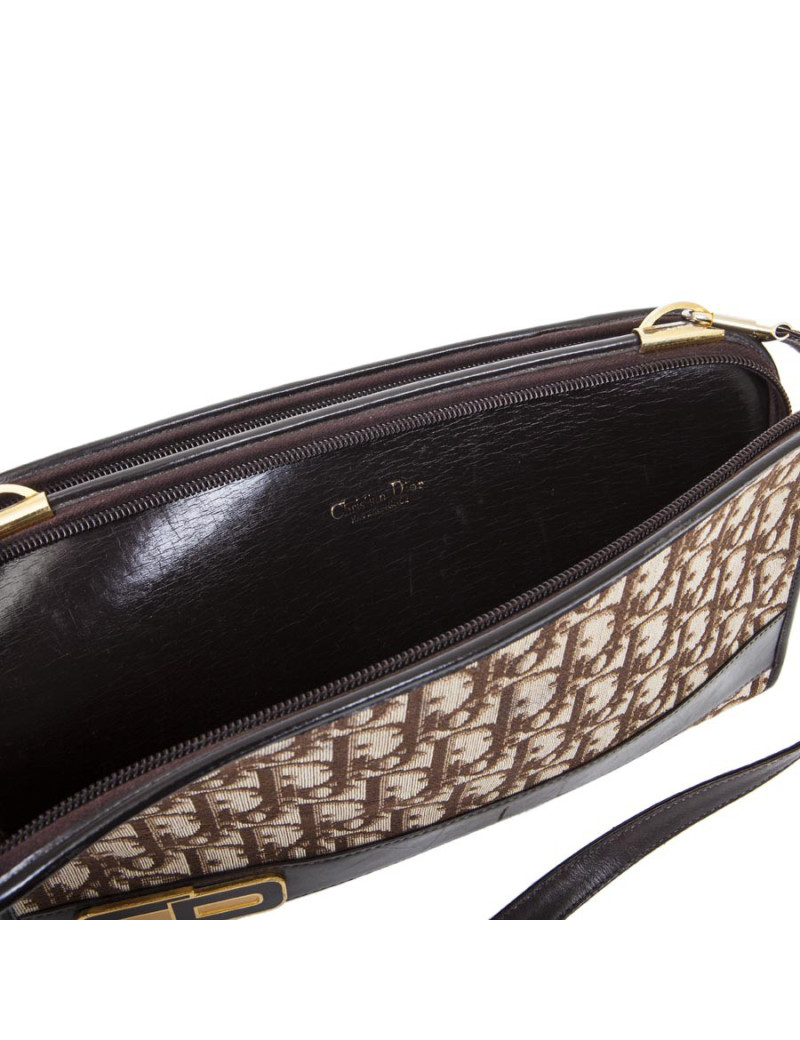 Sac  CHRISTIAN DIOR toile monogram Vintage