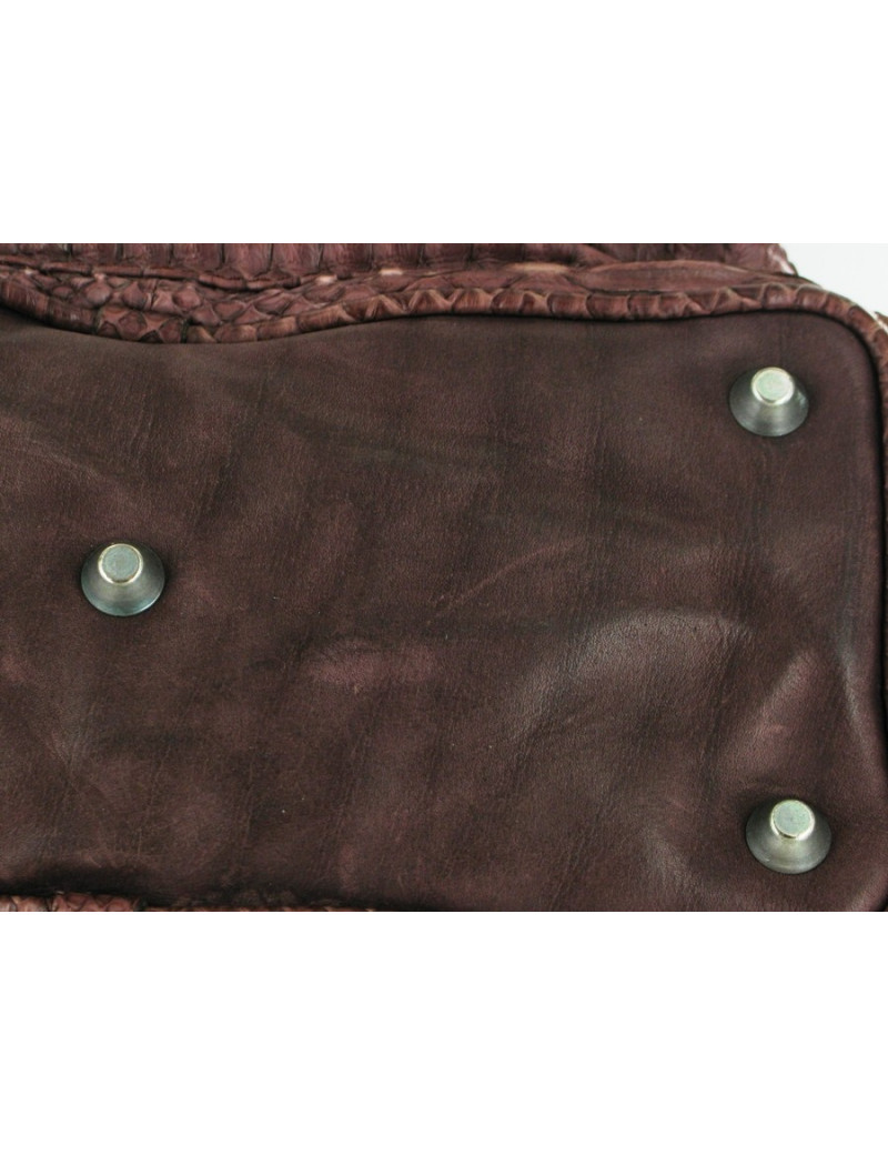 Sac CHLOE en python rose