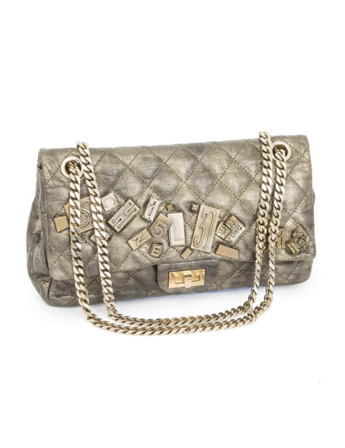 Sac timeless CHANEL mordoré 