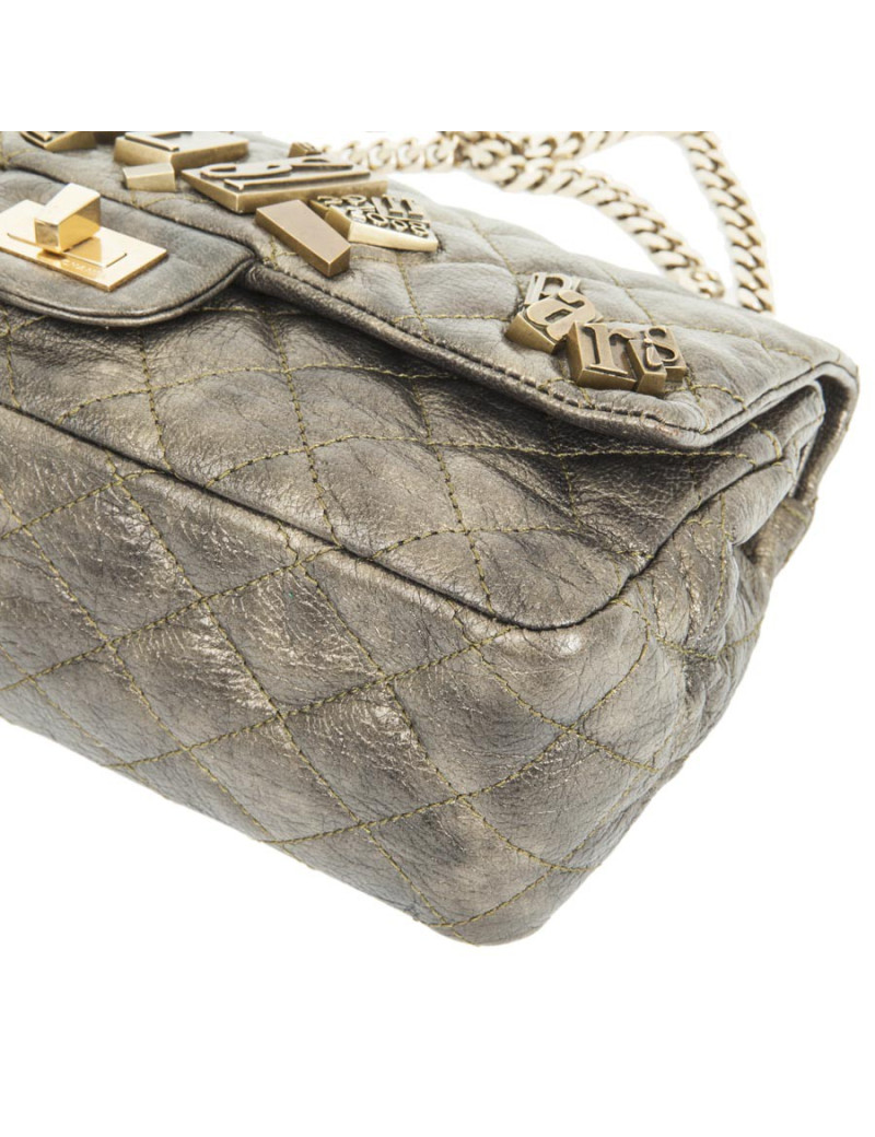 Sac timeless CHANEL mordoré 