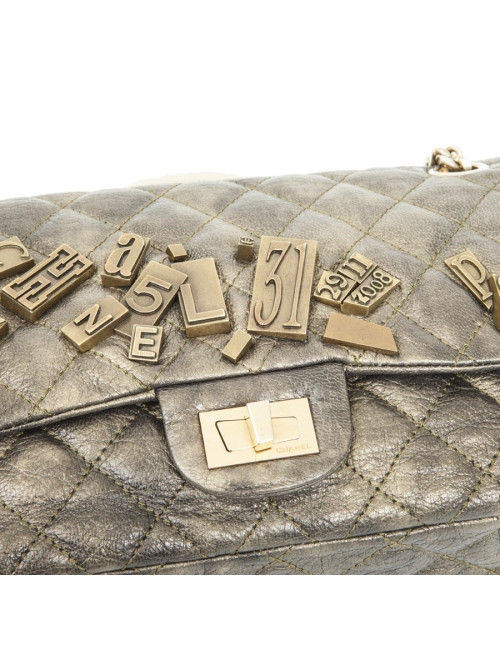 Sac timeless CHANEL mordoré 