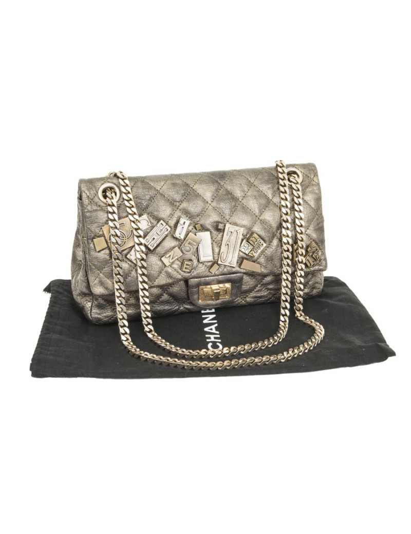 Sac timeless CHANEL mordoré 