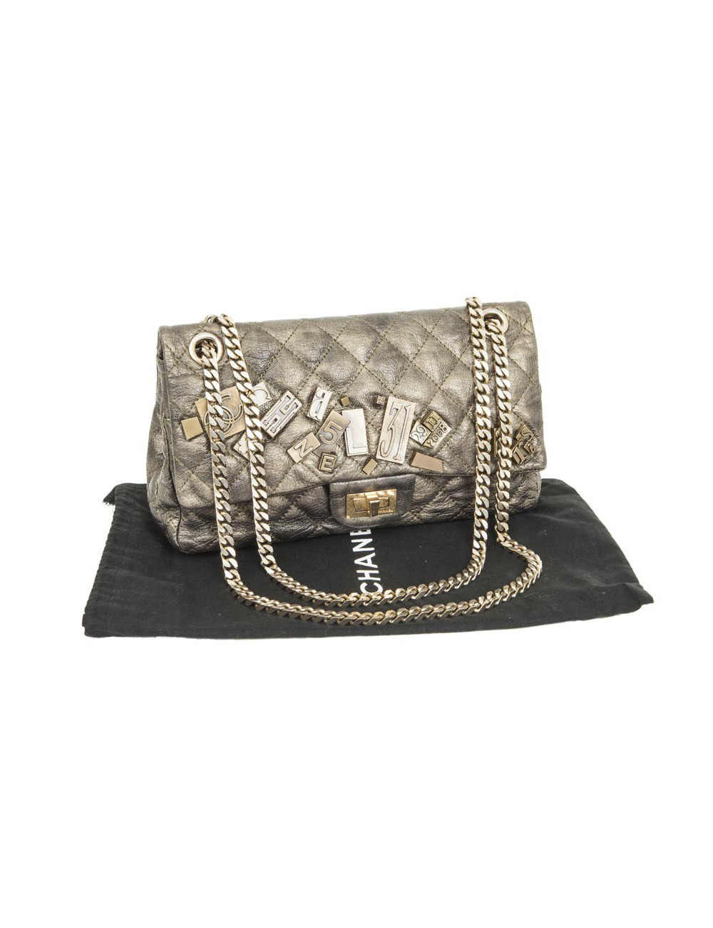 Sac timeless CHANEL mordoré 