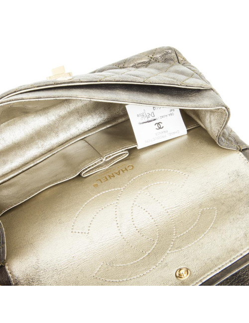 Sac timeless CHANEL mordoré 