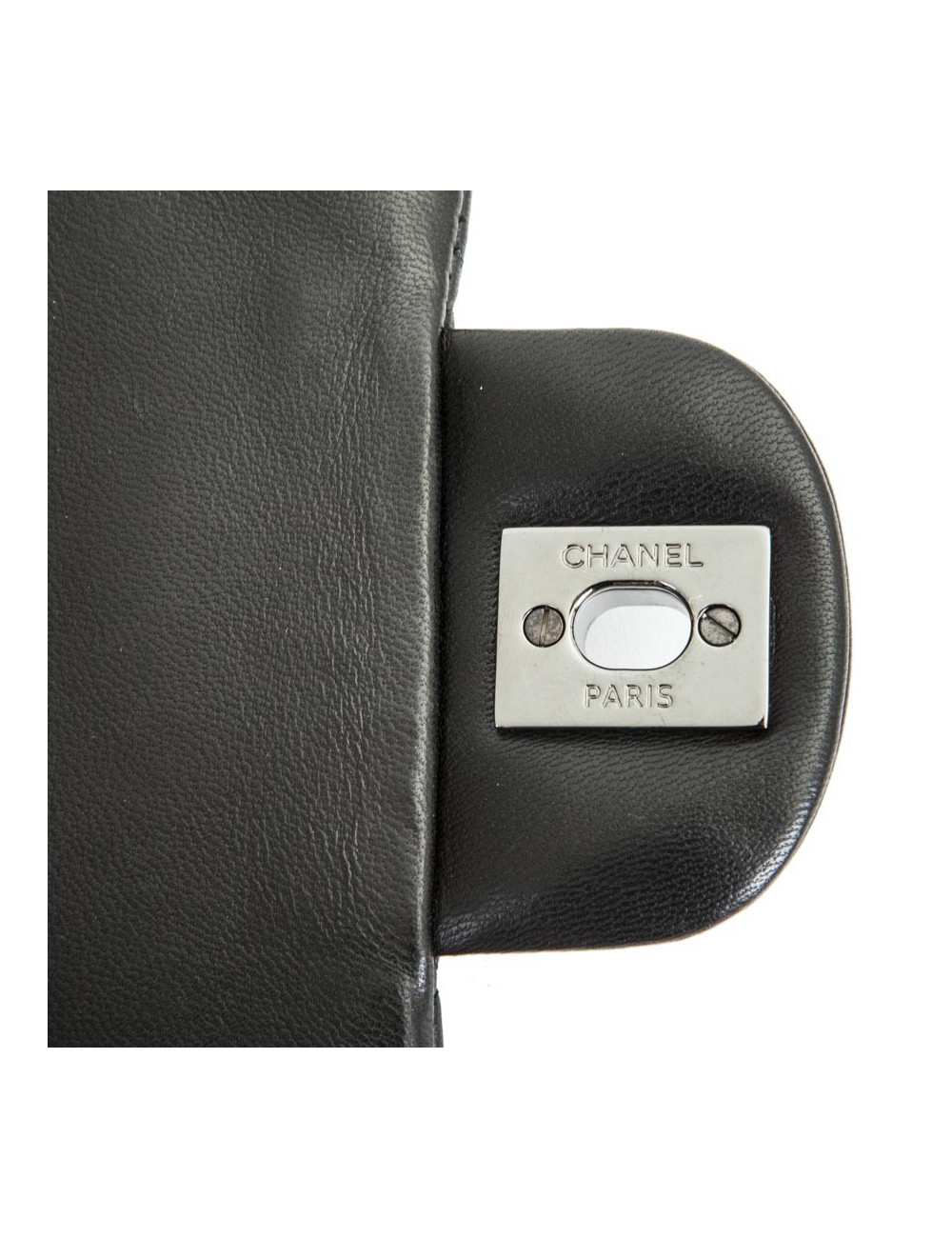 CHANEL mini 'Timeless' flap bag in quilted black smooth lamb leather