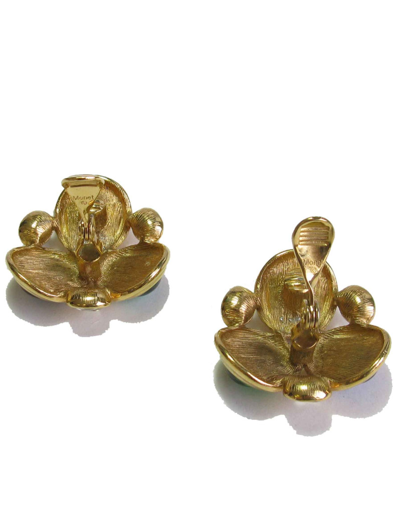 Boucles d'oreille clips MONET Vintage