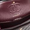 CHANEL 'Timeless' Double Flap Bag in Black Quilted Lambskin Leather