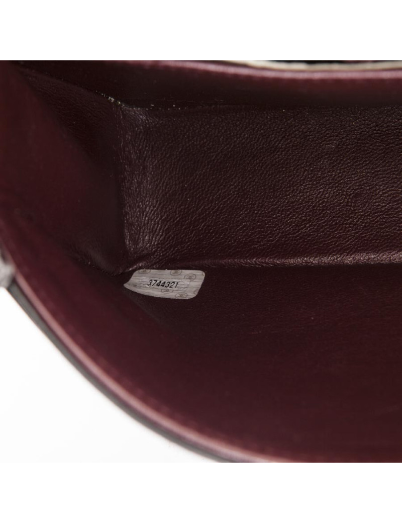 Sac Timeless CHANEL cuir d'agneau lisse matelassé noir