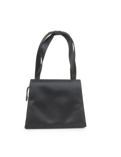 Sac Chanel en satin de soie noir