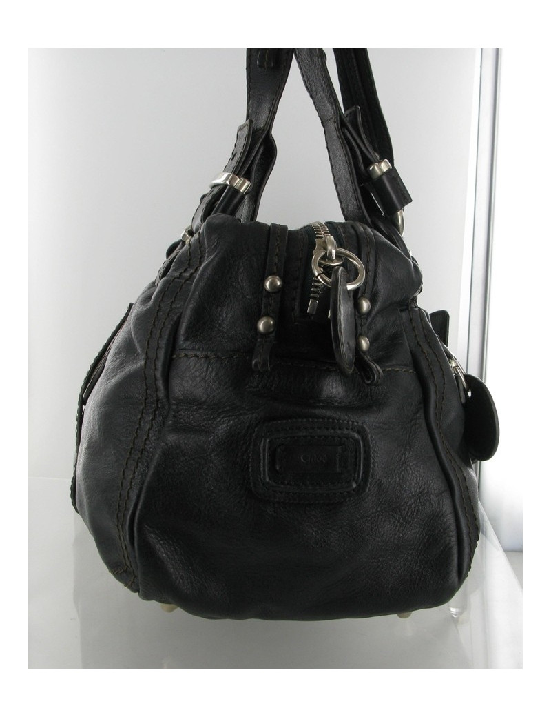 Sac CHLOE en cuir marron foncé