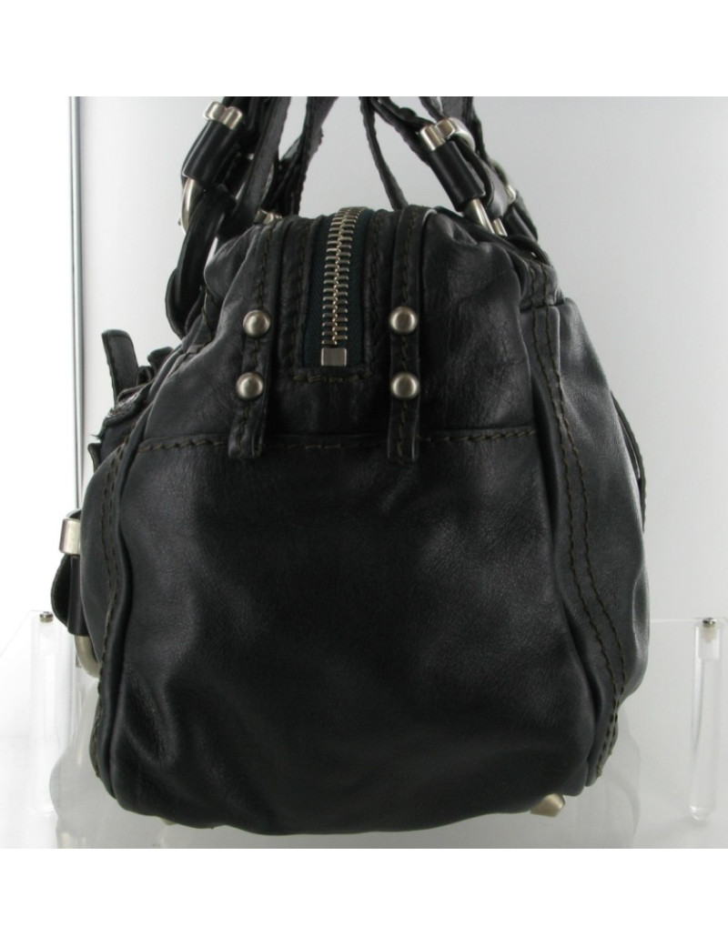 Sac CHLOE en cuir marron foncé