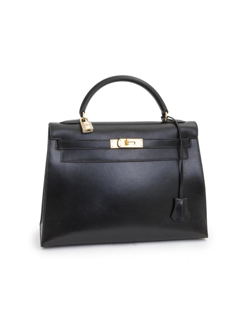 Sac HERMES Kelly noir 