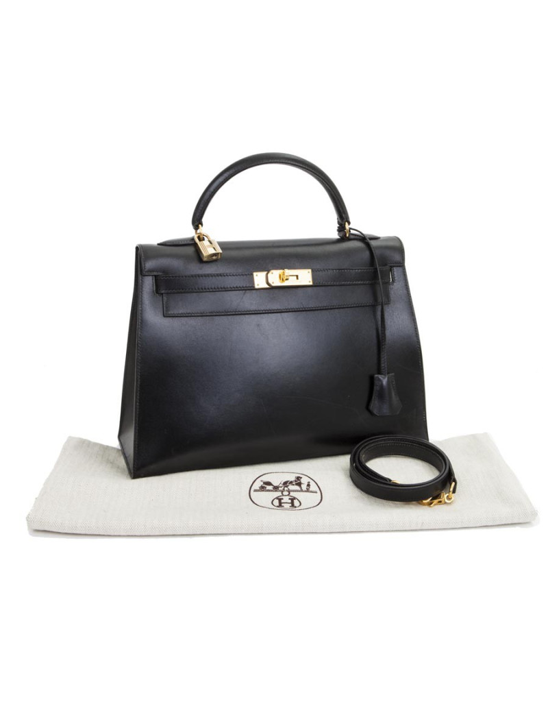 Sac HERMES Kelly noir 