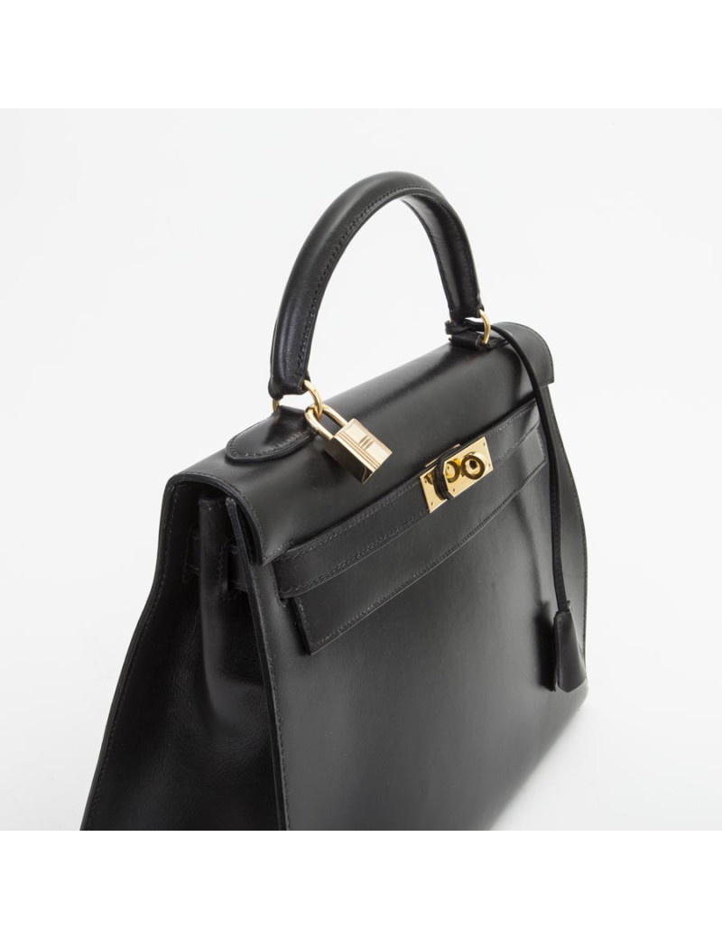 Sac HERMES Kelly noir 
