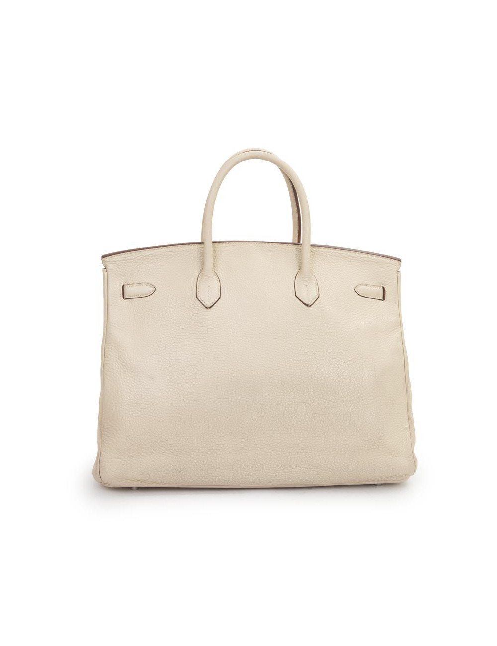 Birkin 40 HERMES cuir taurillon clémence beige