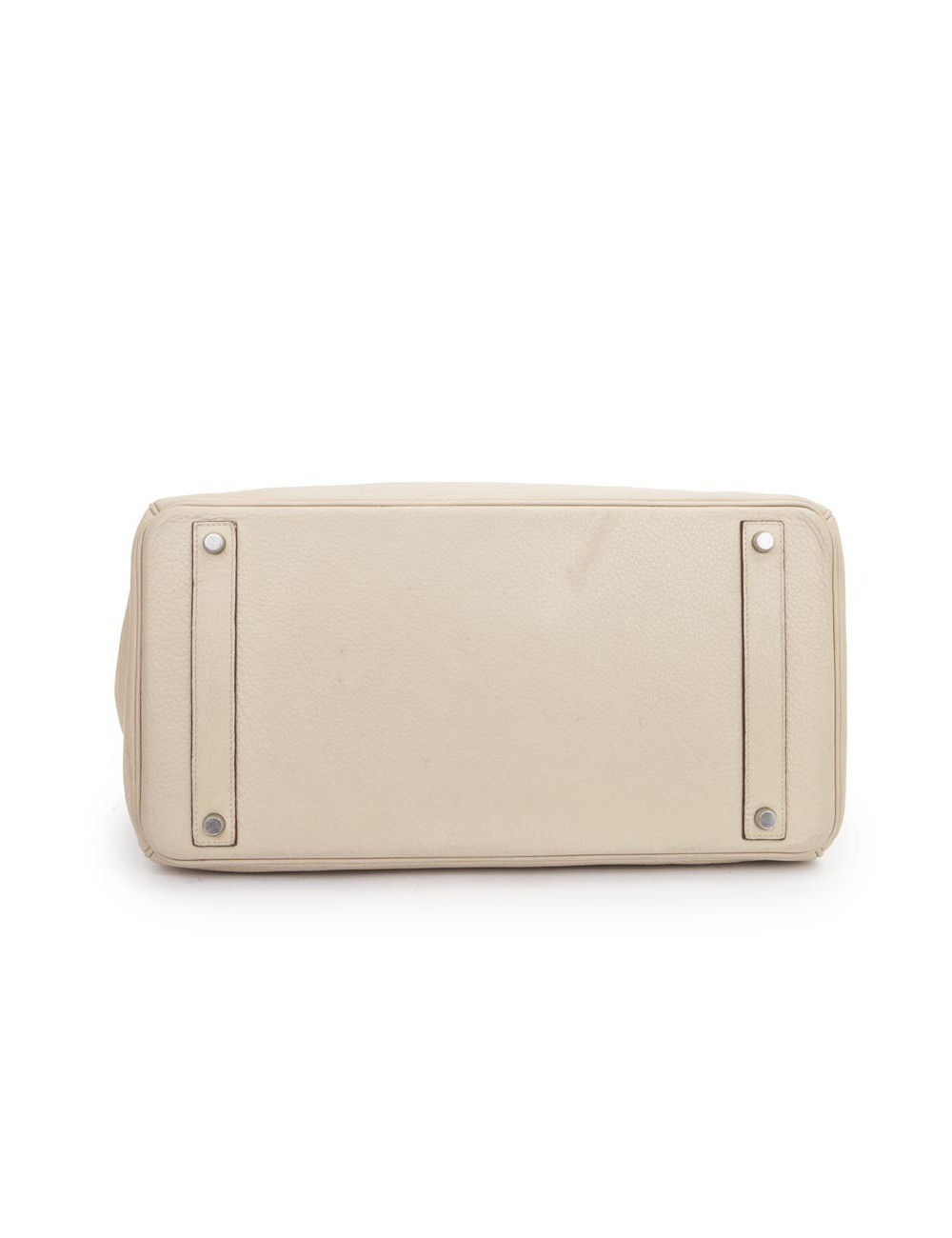 Birkin 40 HERMES cuir taurillon clémence beige