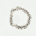 Unsigned sterling silver bracelet