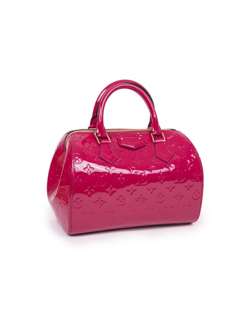Sac LOUIS VUITTON cuir verni fuchia