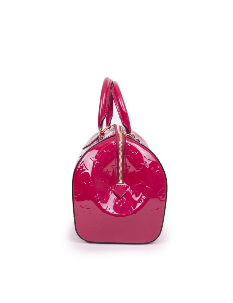 Sac LOUIS VUITTON cuir verni fuchia