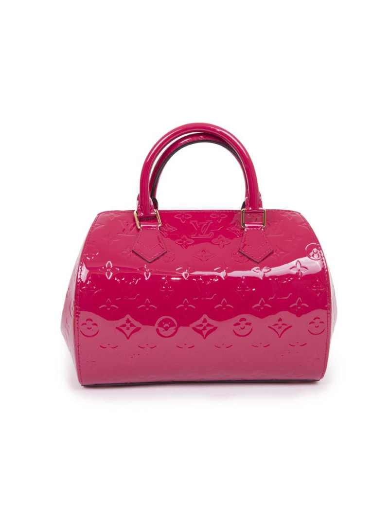 Sac LOUIS VUITTON cuir verni fuchia
