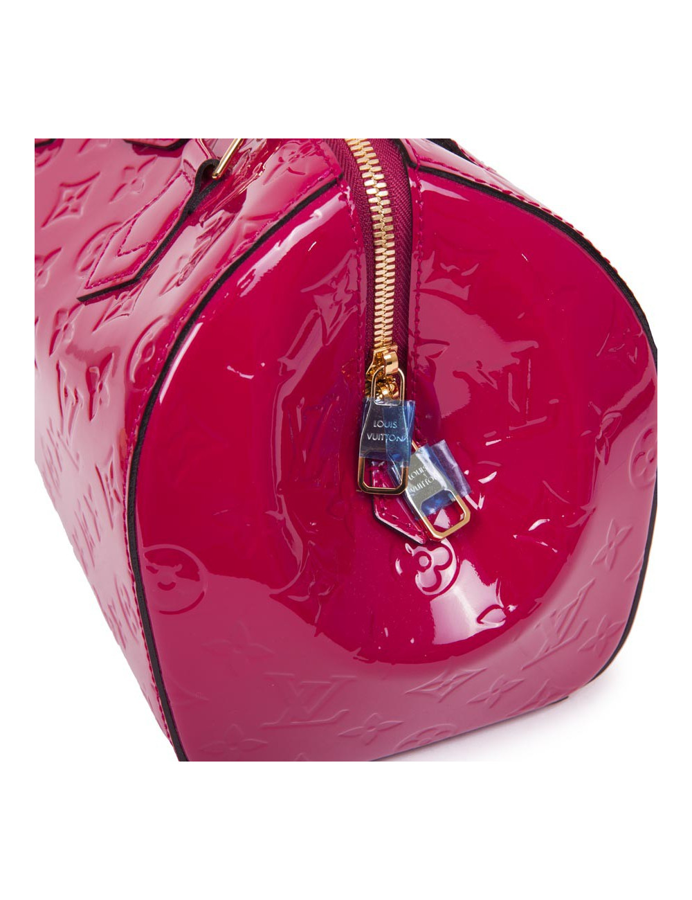 Sac LOUIS VUITTON cuir verni fuchia