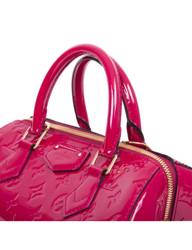 Sac LOUIS VUITTON cuir verni fuchia