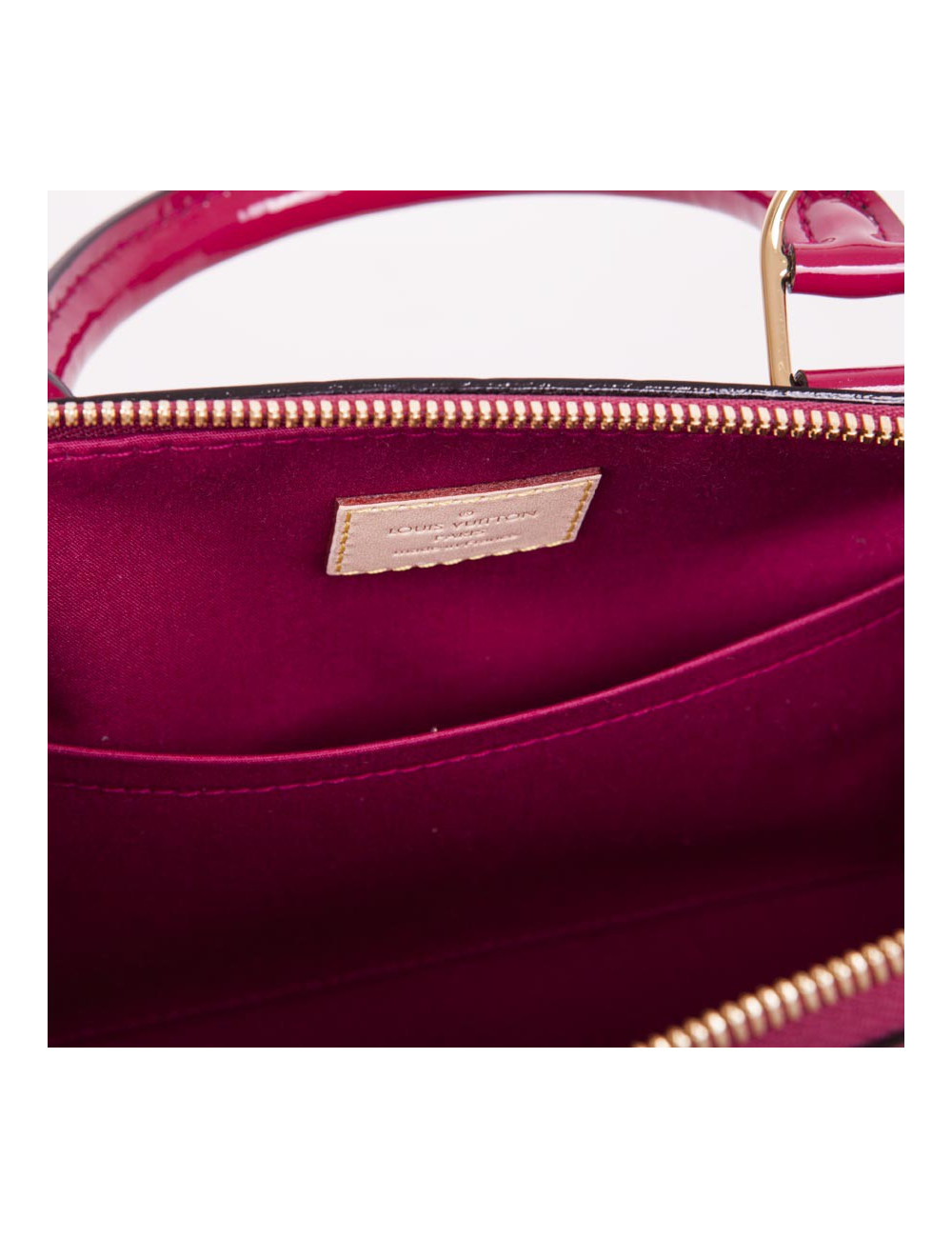 Sac LOUIS VUITTON cuir verni fuchia