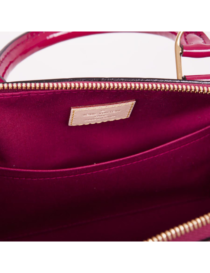 Sac LOUIS VUITTON cuir verni fuchia