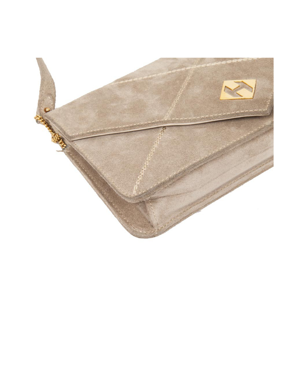 Mini sac HERMES Vintage daim naturel
