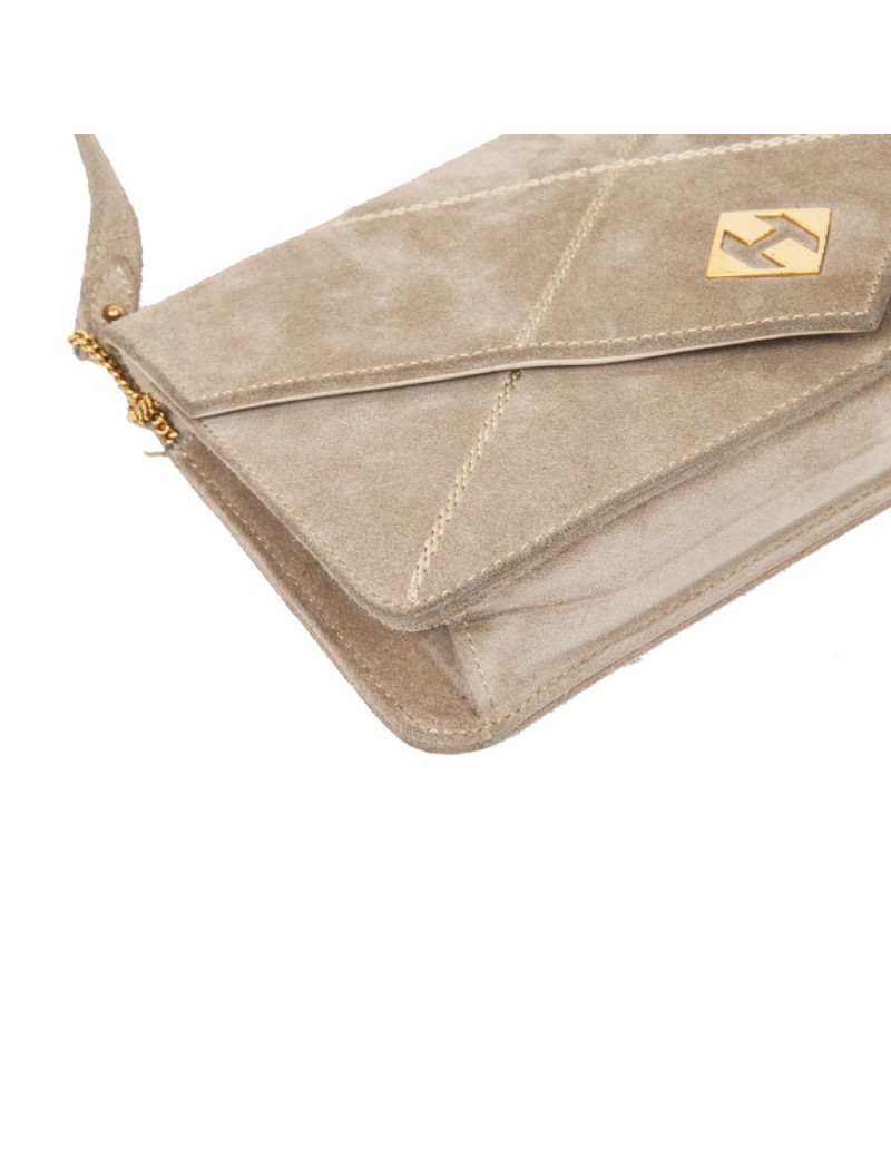 Mini sac HERMES Vintage daim naturel